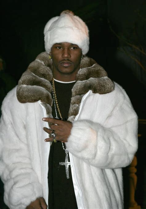 pink fur coat rapper